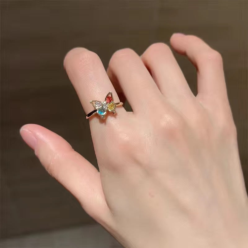 Butterfly ring set