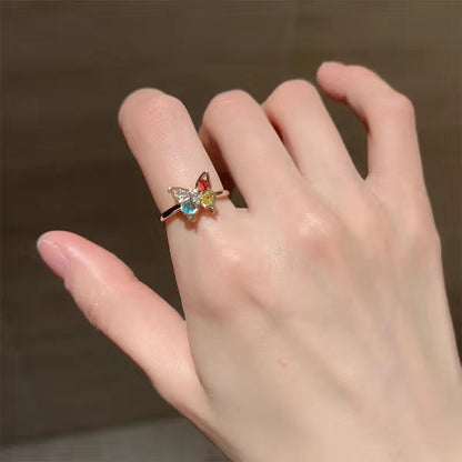 Butterfly ring set