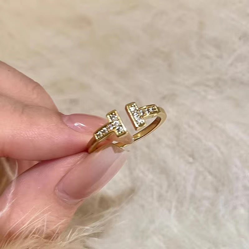 Luxury Zircon 6-piece ring set