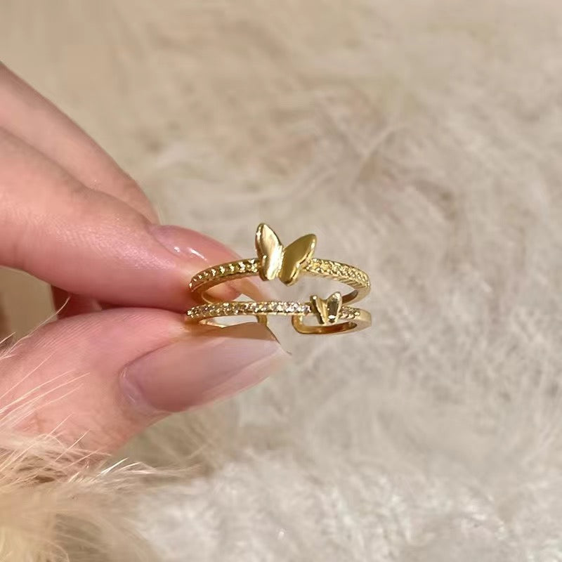 Luxury Zircon 6-piece ring set