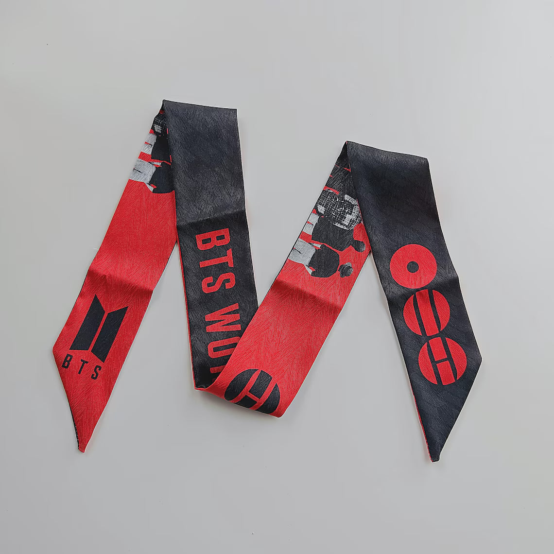 Army Scarf Ribbon | Arirang Tour Merch | Kpop Bag Charm | Lightstick Bow | Concert Hair Tie | Army Fandom Gift