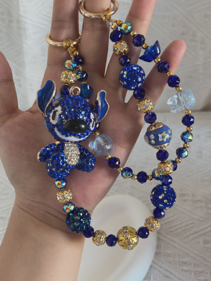 Stitch Luxurious bag charm phone chain double chain