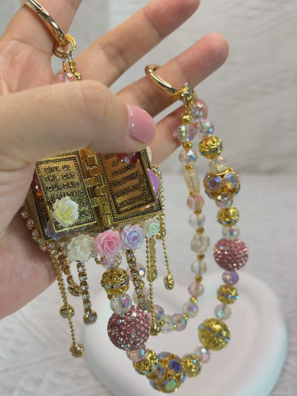 The Bible Luxurious bag charm phone chain double chain key chain